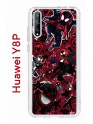 Чехол-накладка Huawei Y8p/Honor 30i/Huawei P Smart S 2020 Kruche Print Майлз Человек-паук