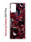 Чехол-накладка Samsung Galaxy S20 Plus Kruche Print Майлз Человек-паук