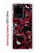 Чехол-накладка Samsung Galaxy S20 Ultra Kruche Print Майлз Человек-паук