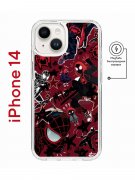 Чехол-накладка iPhone 14 Kruche Magnet Print Майлз Человек-паук