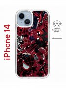 Чехол-накладка iPhone 14 Kruche Magnet Print Майлз Человек-паук