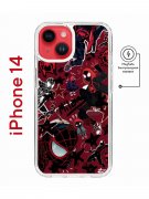 Чехол-накладка iPhone 14 Kruche Magnet Print Майлз Человек-паук