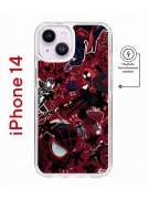 Чехол-накладка iPhone 14 Kruche Magnet Print Майлз Человек-паук