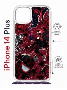 Чехол-накладка iPhone 14 Plus Kruche Magrope Print Майлз Человек-паук