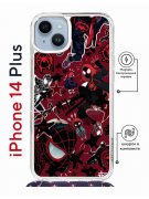 Чехол-накладка iPhone 14 Plus Kruche Magrope Print Майлз Человек-паук