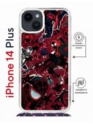 Чехол-накладка iPhone 14 Plus Kruche Magrope Print Майлз Человек-паук