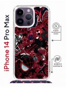 Чехол-накладка iPhone 14 Pro Max Kruche Magrope Print Майлз Человек-паук