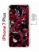 Чехол-накладка iPhone 7 Plus Kruche Magnet Print Майлз Человек-паук