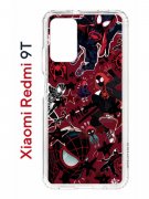 Чехол-накладка Xiaomi Redmi 9T Kruche Print Майлз Человек-паук