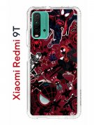 Чехол-накладка Xiaomi Redmi 9T Kruche Print Майлз Человек-паук