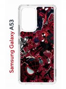 Чехол-накладка Samsung Galaxy A53 5G Kruche Print Майлз Человек-паук