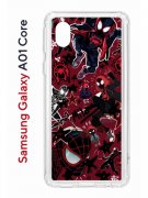 Чехол-накладка Samsung Galaxy A01 Core (593952) Kruche PRINT Майлз Человек-паук