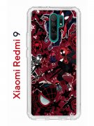 Чехол-накладка Xiaomi Redmi 9 Kruche Print Майлз Человек-паук