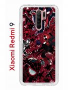 Чехол-накладка Xiaomi Redmi 9 Kruche Print Майлз Человек-паук