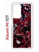 Чехол-накладка Xiaomi Mi 10T/Mi 10T Pro Kruche Print Майлз Человек-паук