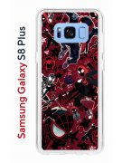 Чехол-накладка Samsung Galaxy S8 Plus Kruche Print Майлз Человек-паук