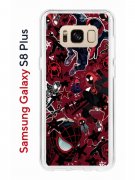 Чехол-накладка Samsung Galaxy S8 Plus Kruche Print Майлз Человек-паук