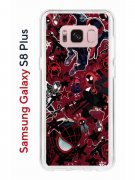 Чехол-накладка Samsung Galaxy S8 Plus Kruche Print Майлз Человек-паук
