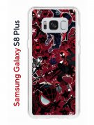 Чехол-накладка Samsung Galaxy S8 Plus Kruche Print Майлз Человек-паук