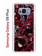 Чехол-накладка Samsung Galaxy S8 Plus Kruche Print Майлз Человек-паук