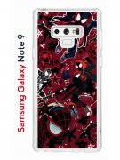 Чехол-накладка Samsung Galaxy Note 9 Kruche Print Майлз Человек-паук