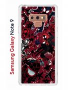 Чехол-накладка Samsung Galaxy Note 9 Kruche Print Майлз Человек-паук