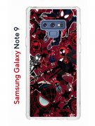 Чехол-накладка Samsung Galaxy Note 9 Kruche Print Майлз Человек-паук