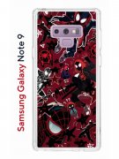 Чехол-накладка Samsung Galaxy Note 9 Kruche Print Майлз Человек-паук