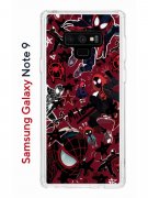 Чехол-накладка Samsung Galaxy Note 9 Kruche Print Майлз Человек-паук