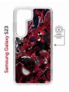 Чехол-накладка Samsung Galaxy S23 (634253) Kruche PRINT Майлз Человек-паук