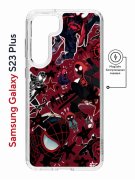 Чехол-накладка Samsung Galaxy S23 Plus (634254) Kruche PRINT Майлз Человек-паук