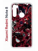 Чехол-накладка Xiaomi Redmi Note 8 Kruche Print Майлз Человек-паук
