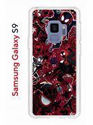 Чехол-накладка Samsung Galaxy S9 Kruche Print Майлз Человек-паук