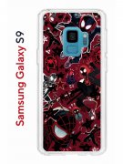 Чехол-накладка Samsung Galaxy S9 Kruche Print Майлз Человек-паук