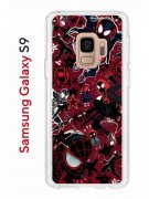 Чехол-накладка Samsung Galaxy S9 Kruche Print Майлз Человек-паук