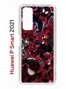 Чехол-накладка Huawei P Smart 2021 Kruche Print Майлз Человек-паук