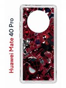 Чехол-накладка Huawei Mate 40 Pro (593961) Kruche PRINT Майлз Человек-паук