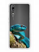 Чехол-накладка Huawei P20 (583848) Kruche PRINT Змея