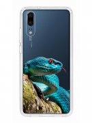 Чехол-накладка Huawei P20 (583848) Kruche PRINT Змея