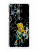 Чехол-накладка Huawei P20 (583848) Kruche PRINT Барт Симпсон