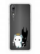 Чехол-накладка Huawei P20 (583848) Kruche PRINT Angel Demon