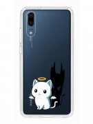 Чехол-накладка Huawei P20 (583848) Kruche PRINT Angel Demon