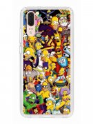 Чехол-накладка Huawei P20 (583848) Kruche PRINT Симпсоны