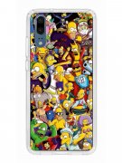 Чехол-накладка Huawei P20 (583848) Kruche PRINT Симпсоны