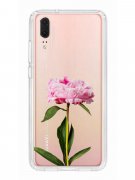 Чехол-накладка Huawei P20 Kruche Print Пион