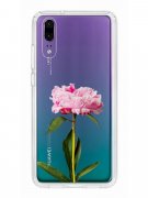 Чехол-накладка Huawei P20 Kruche Print Пион