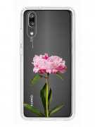 Чехол-накладка Huawei P20 Kruche Print Пион