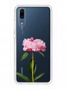 Чехол-накладка Huawei P20 Kruche Print Пион