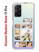 Чехол-накладка Xiaomi Redmi Note 11 Pro/11 Pro 5G /12 Pro 4G Kruche Print Коты-Мемы