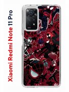Чехол-накладка Xiaomi Redmi Note 11 Pro/11 Pro 5G 2022/12 Pro 4G 2022 Kruche Print Майлз Человек-паук